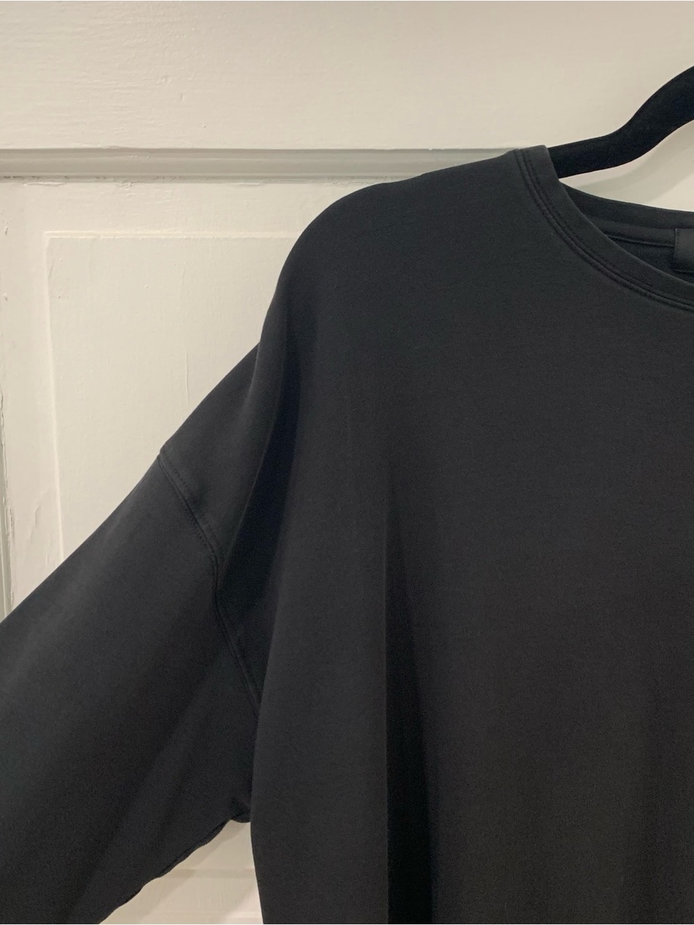 Eskandar Pima Cotton Black Tunic Minimalist Contemporary One Size Women’s - Picture 2 of 9